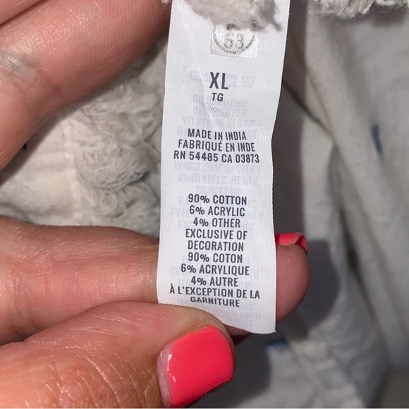 Aerie beaded v-neck embroidered polka dot fringe tie shoulder boho tank size XL - Picture 7 of 7